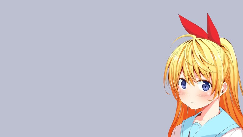Anime Girl with Red Bow — Yellow, Neutral