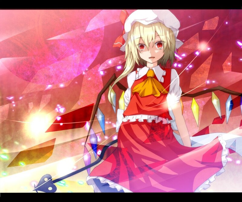 anime girl with red dress