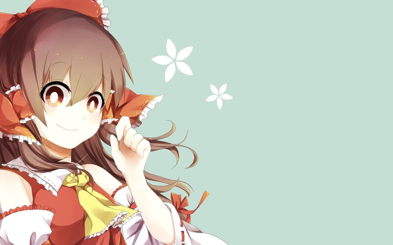 anime girl with red dress