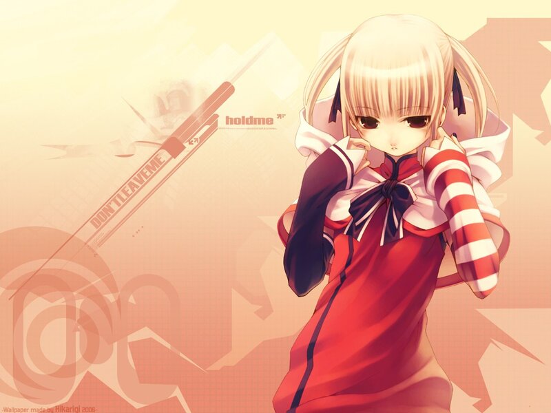 anime girl with red dress