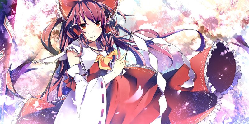 anime girl with red dress
