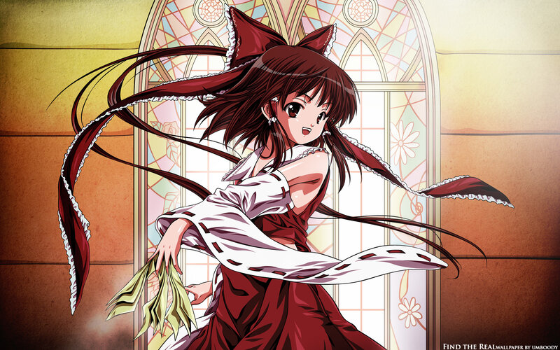 anime girl with red dress
