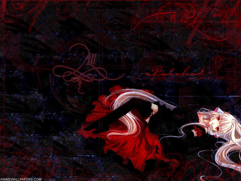 Anime Girl with Red Dress — Black, Dramatic, Night