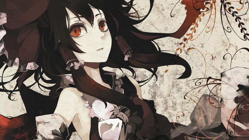 anime girl with red eyes