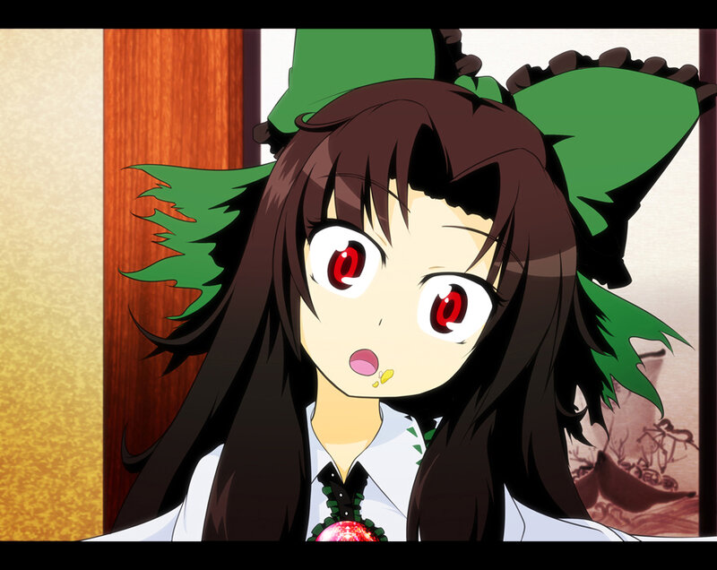 anime girl with red eyes