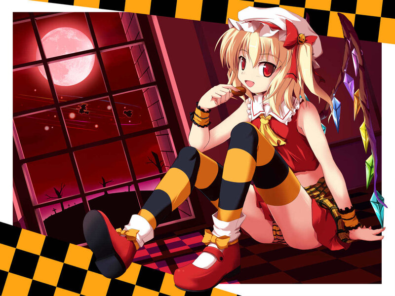 anime girl with red eyes
