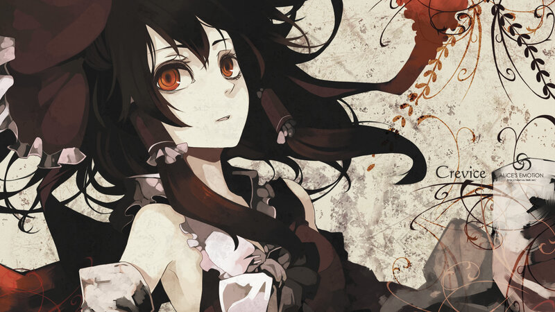 anime girl with red eyes