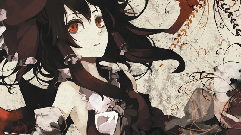 anime girl with red eyes
