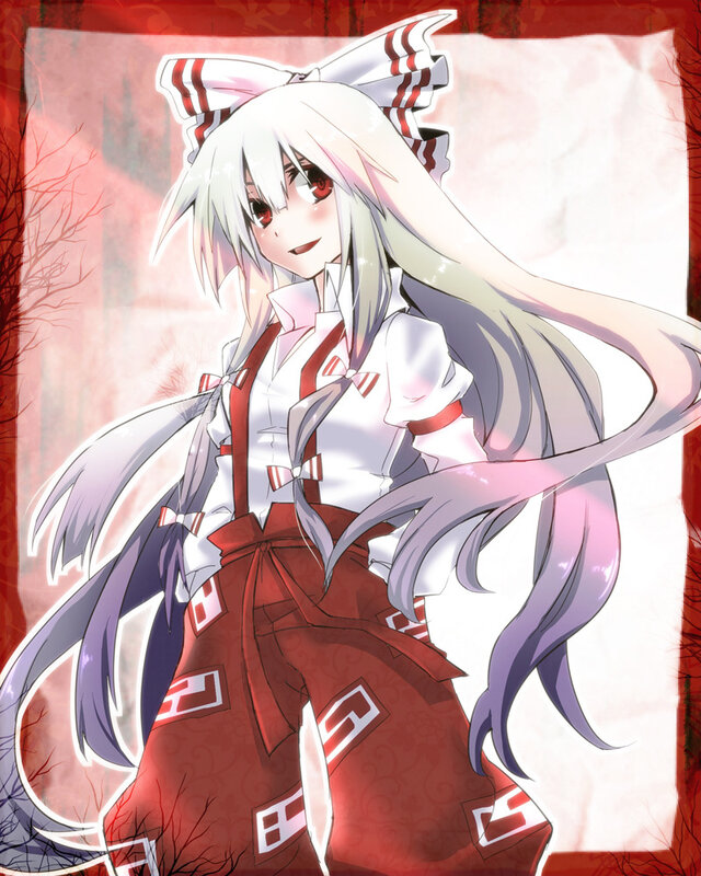 anime girl with red eyes