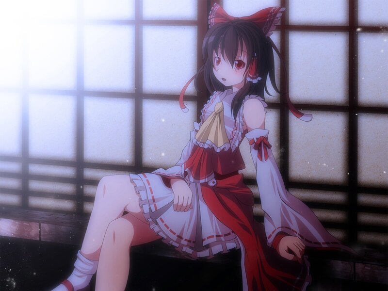 anime girl with red eyes