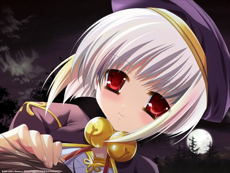anime girl with red eyes