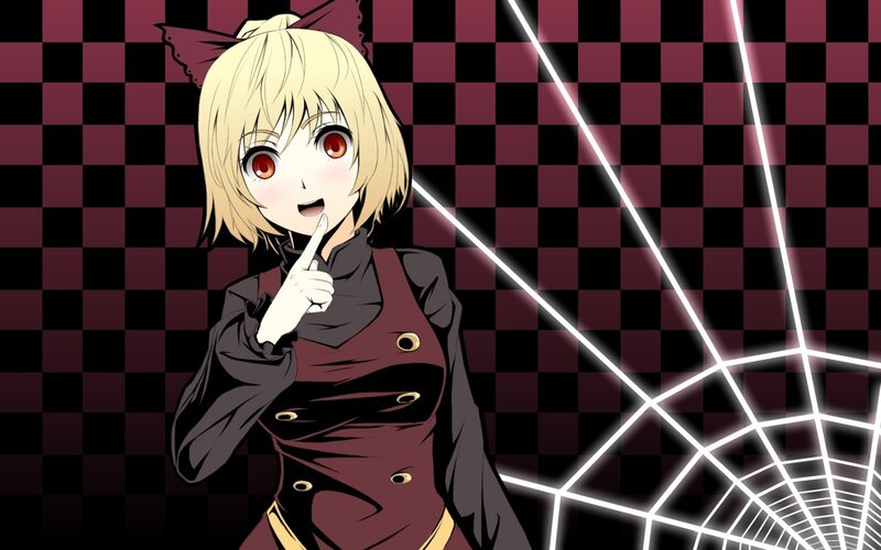 anime girl with red eyes