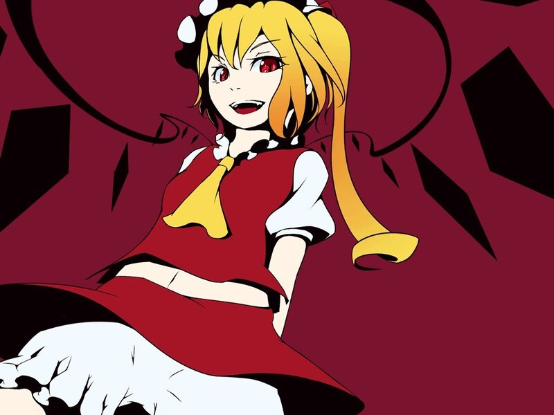 anime girl with red eyes