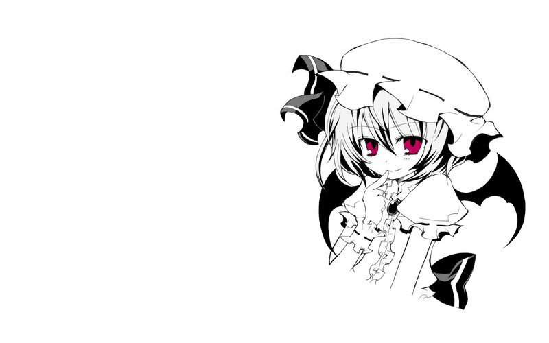 anime girl with red eyes