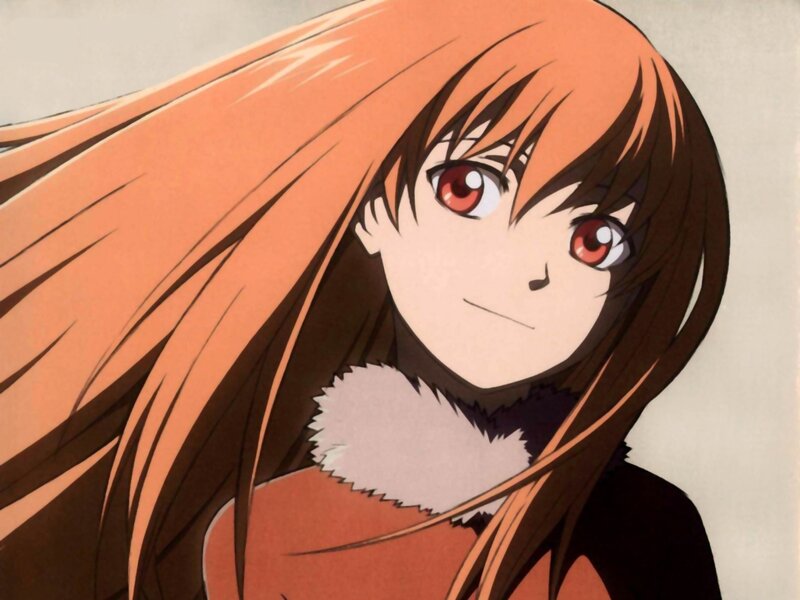 anime girl with red eyes