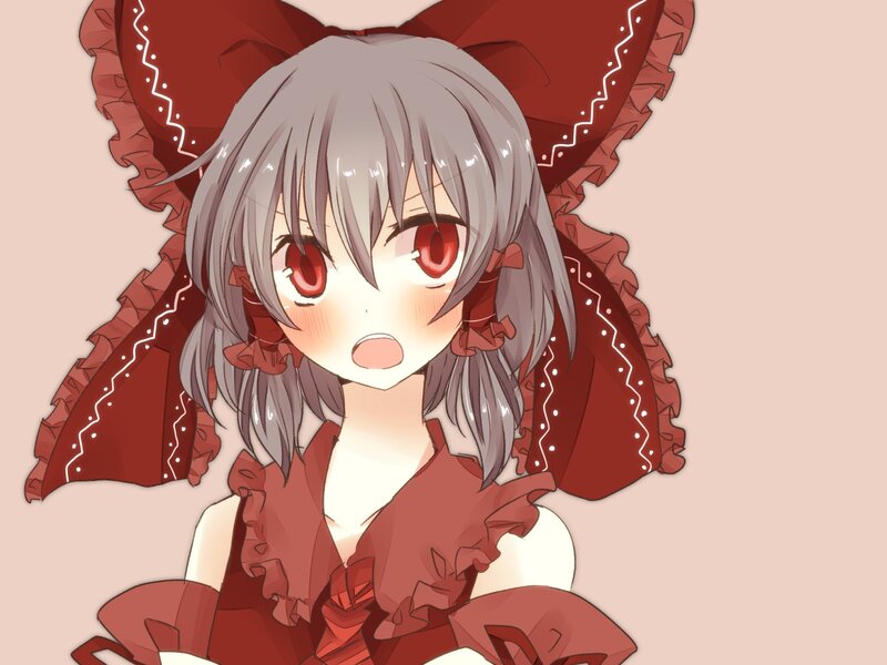 anime girl with red eyes