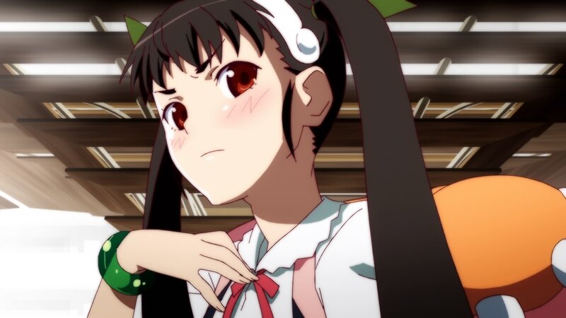 anime girl with red eyes