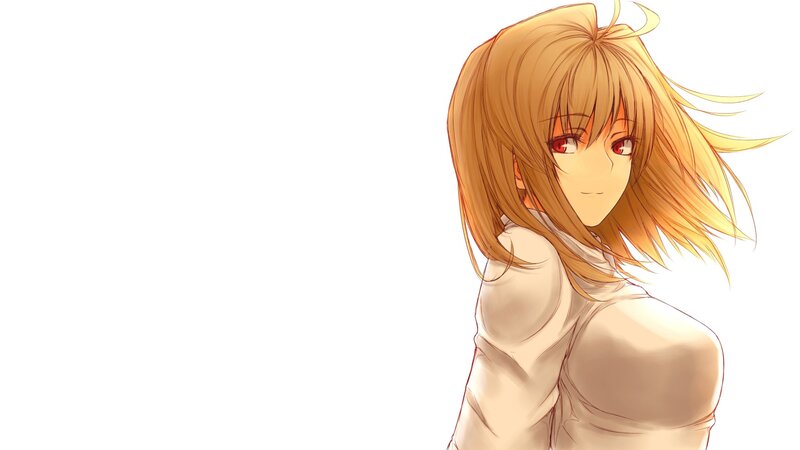 anime girl with red eyes