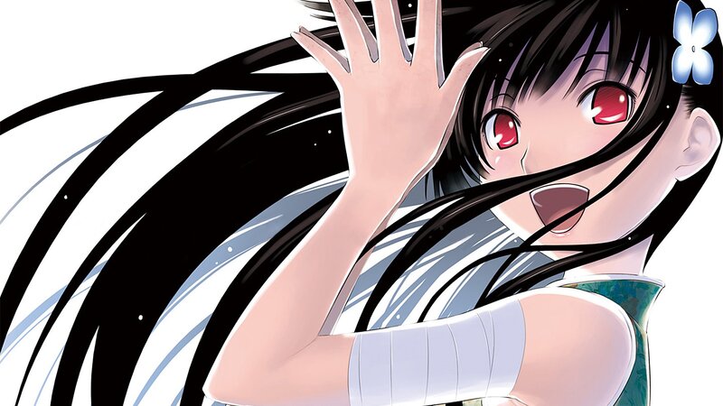anime girl with red eyes