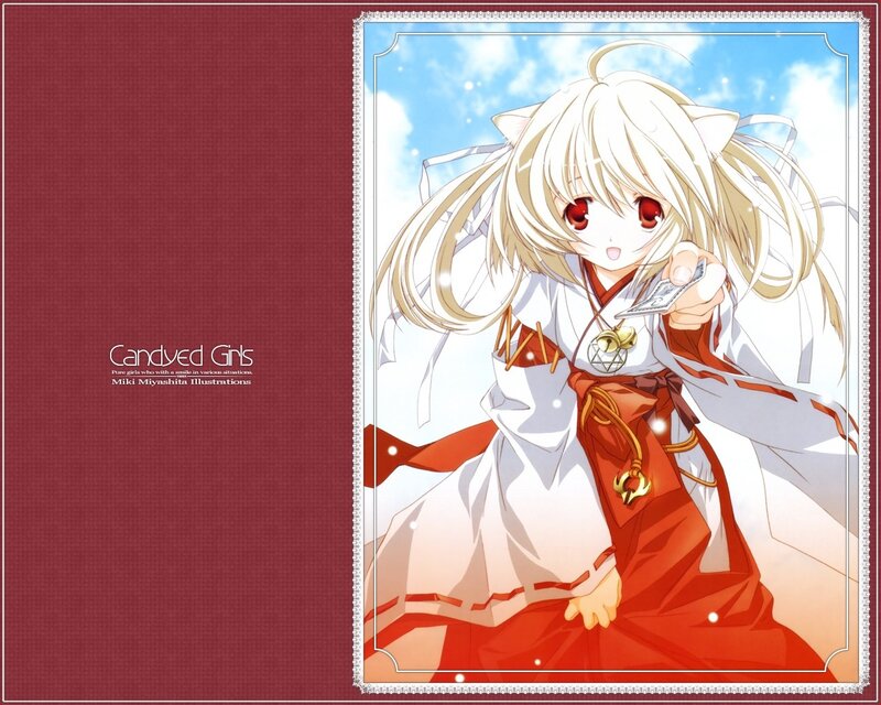 Anime girl with red eyes