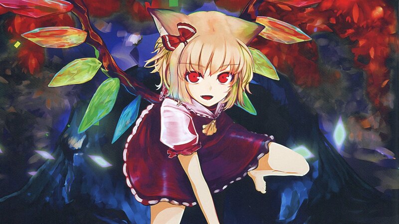 anime girl with red eyes