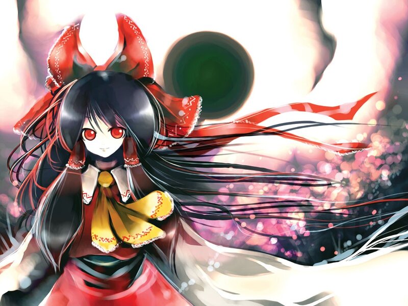 anime girl with red eyes