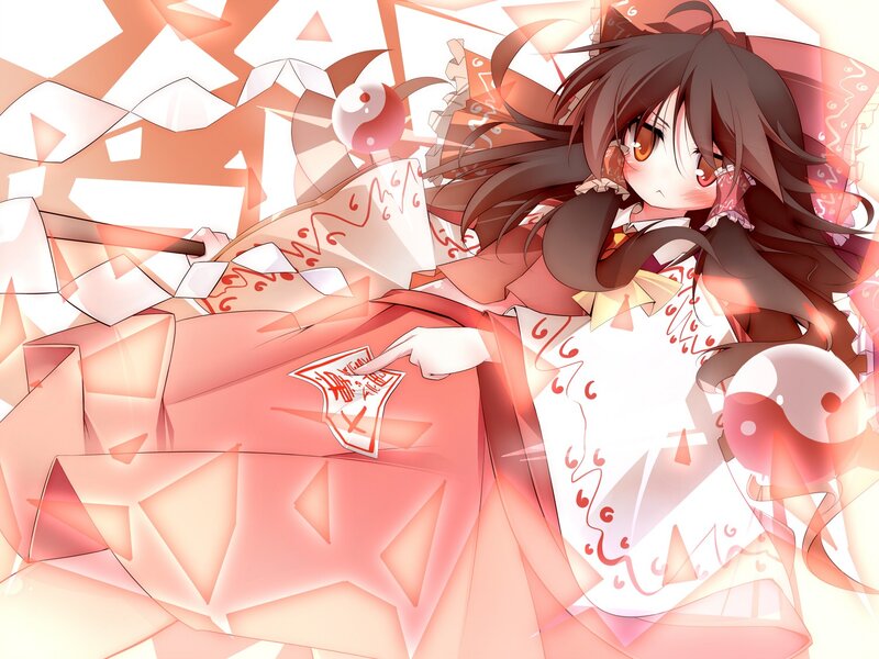 anime girl with red eyes