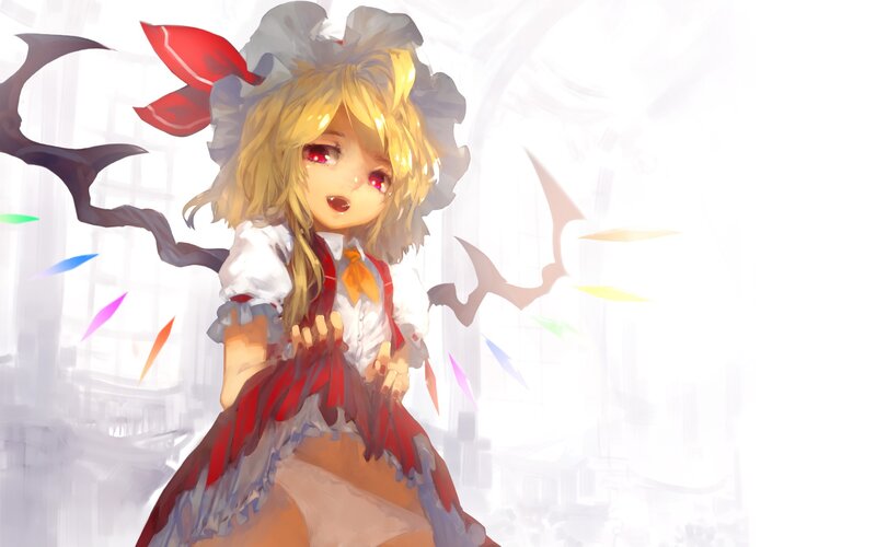 anime girl with red eyes