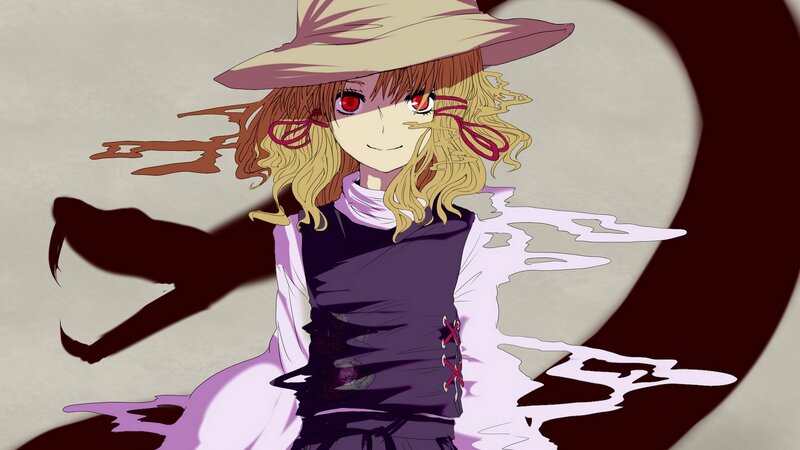 anime girl with red eyes