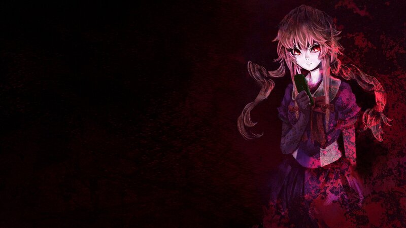 anime girl with red eyes