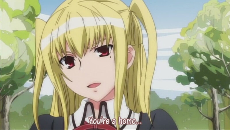 anime girl with red eyes