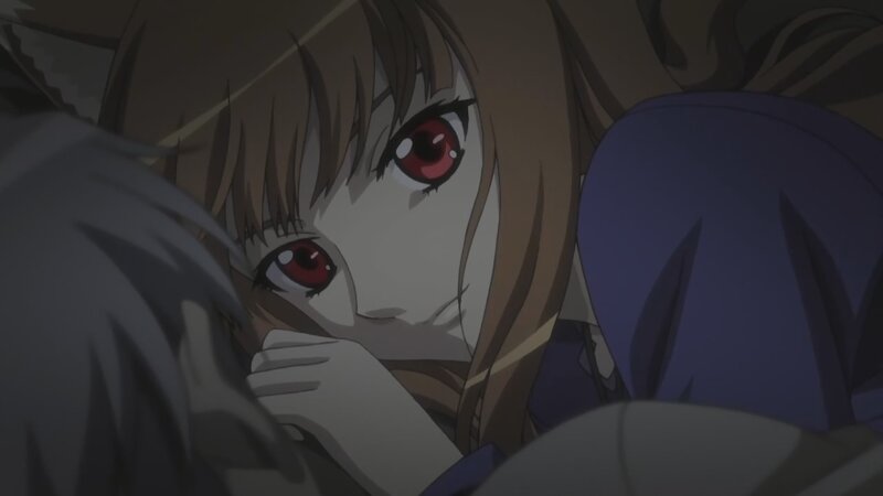 Anime Girl with Red Eyes — Brown, Dramatic, Red Eyes