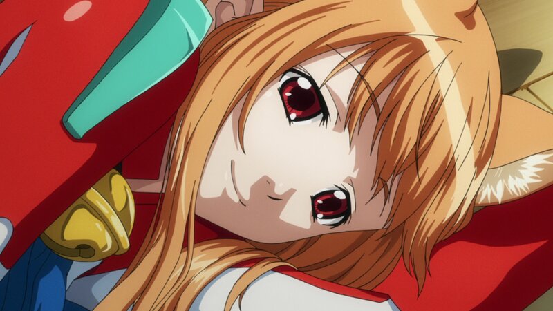Anime Girl with Red Eyes — Calm, Red Eyes