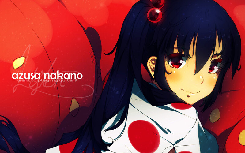 Anime Girl with Red Eyes — Dramatic, Red Background