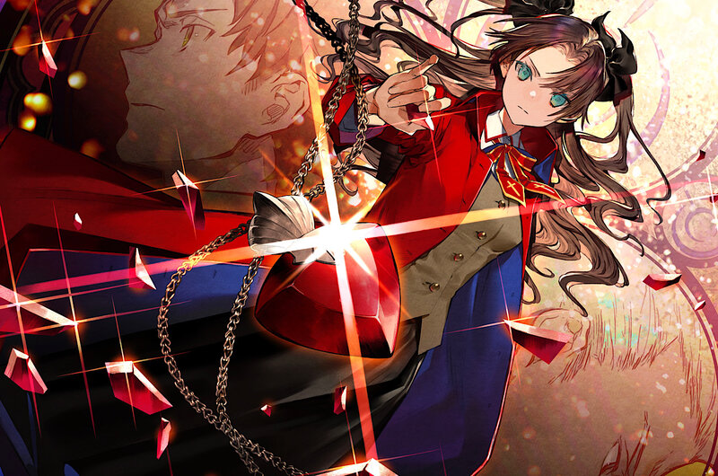 Anime Girl with Red Gem