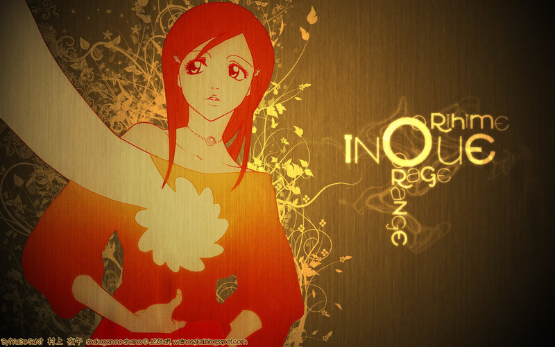 Anime girl with red hair