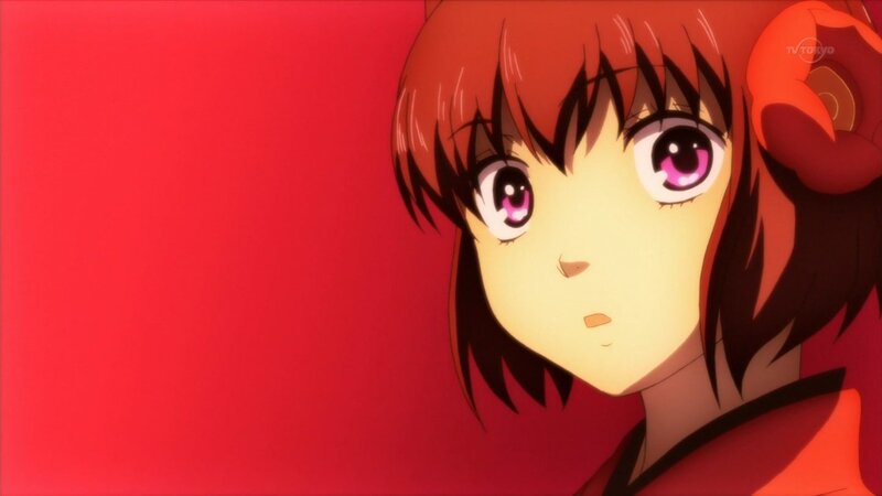 anime girl with red hair