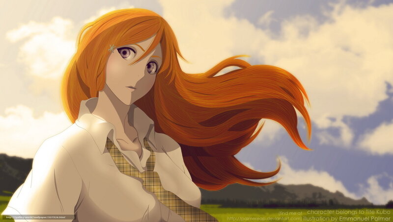 anime girl with red hair