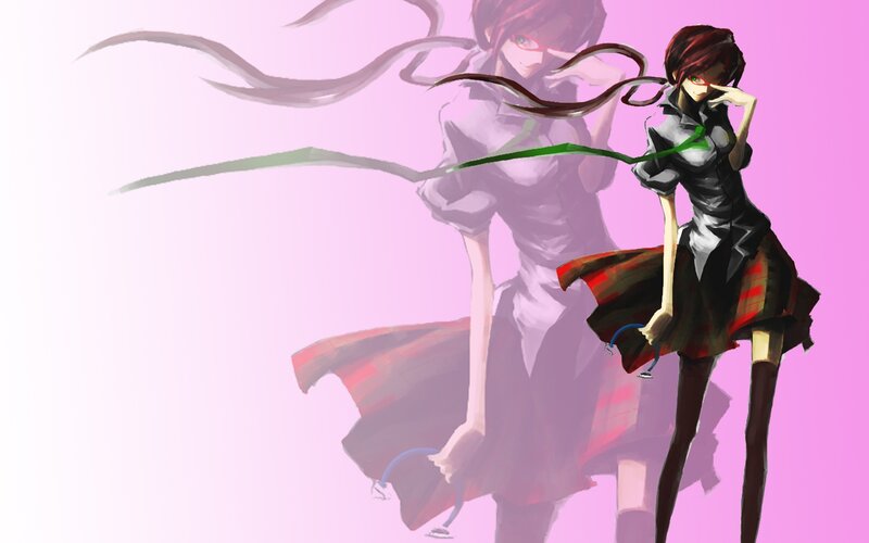 anime girl with red hair