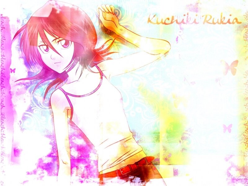 Anime girl with red hair