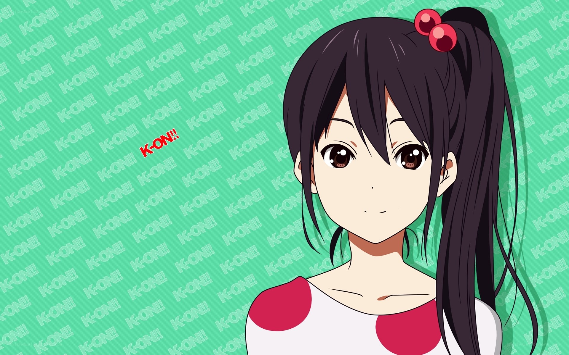 anime girl with red hair accessories