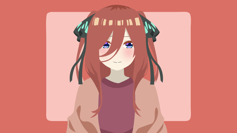 Anime Girl with Red Hair — Calm, Hair Accessories