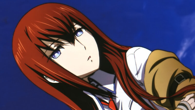 Anime Girl with Red Hair — Dramatic, Afternoon