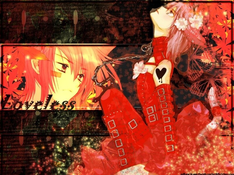 Anime Girl with Red Hair — Dramatic, Autumn, Manga