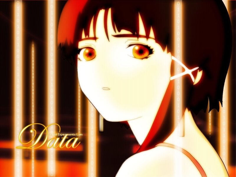Anime Girl with Red Hair — Dramatic, Binary Code