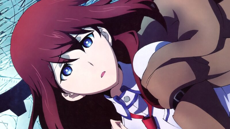 Anime Girl with Red Hair — Dramatic, Red Hair, Blue Eyes