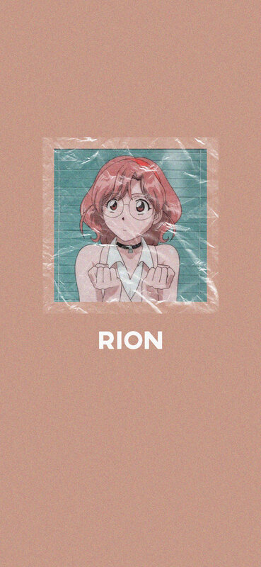 Anime Girl with Red Hair — Pink, Neutral, Glasses