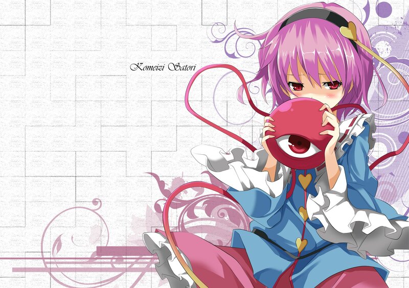 anime girl with red mask