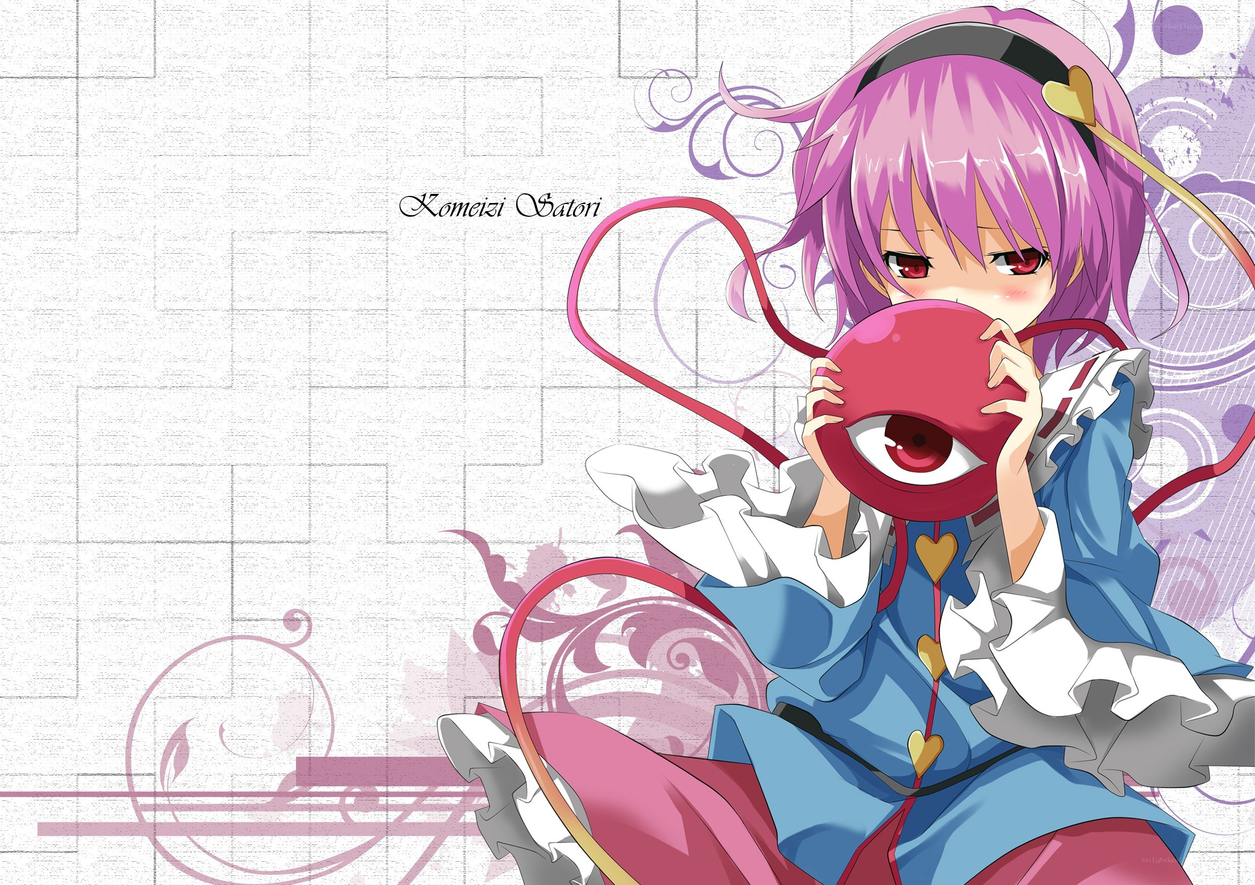 anime girl with red mask