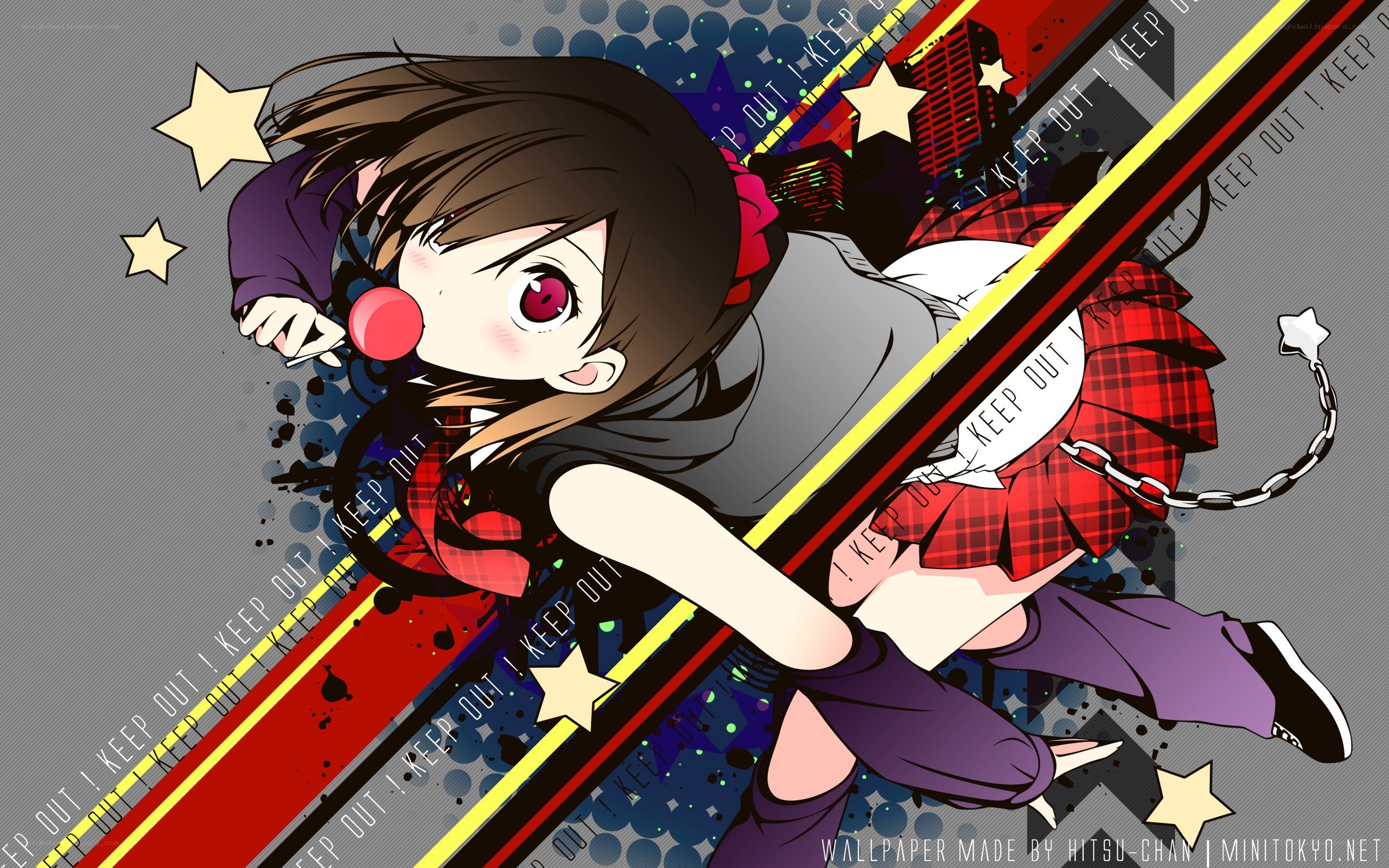 anime girl with red nose